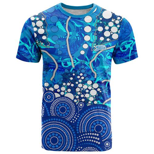 Adelaide Strikers T Shirt Graffiti Urban Aboriginal Dot Abstract Design