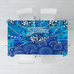 Adelaide Strikers Tablecloth Graffiti Urban Aboriginal Dot Abstract Design