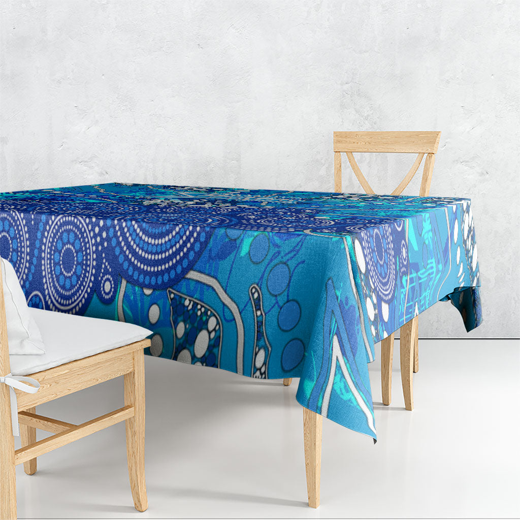 Adelaide Strikers Tablecloth Graffiti Urban Aboriginal Dot Abstract Design