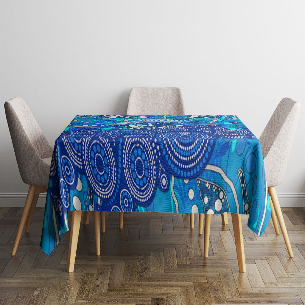 Adelaide Strikers Tablecloth Graffiti Urban Aboriginal Dot Abstract Design