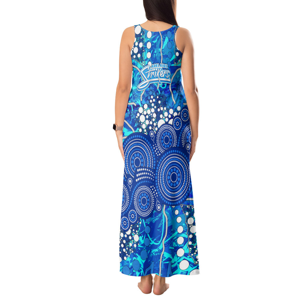 Adelaide Strikers Tank Maxi Dress Graffiti Urban Aboriginal Dot Abstract Design