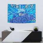 Adelaide Strikers Tapestry Graffiti Urban Aboriginal Dot Abstract Design