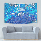 Adelaide Strikers Tapestry Graffiti Urban Aboriginal Dot Abstract Design