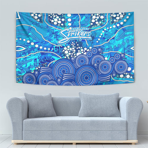 Adelaide Strikers Tapestry Graffiti Urban Aboriginal Dot Abstract Design