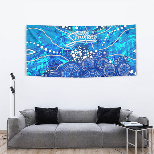 Adelaide Strikers Tapestry Graffiti Urban Aboriginal Dot Abstract Design