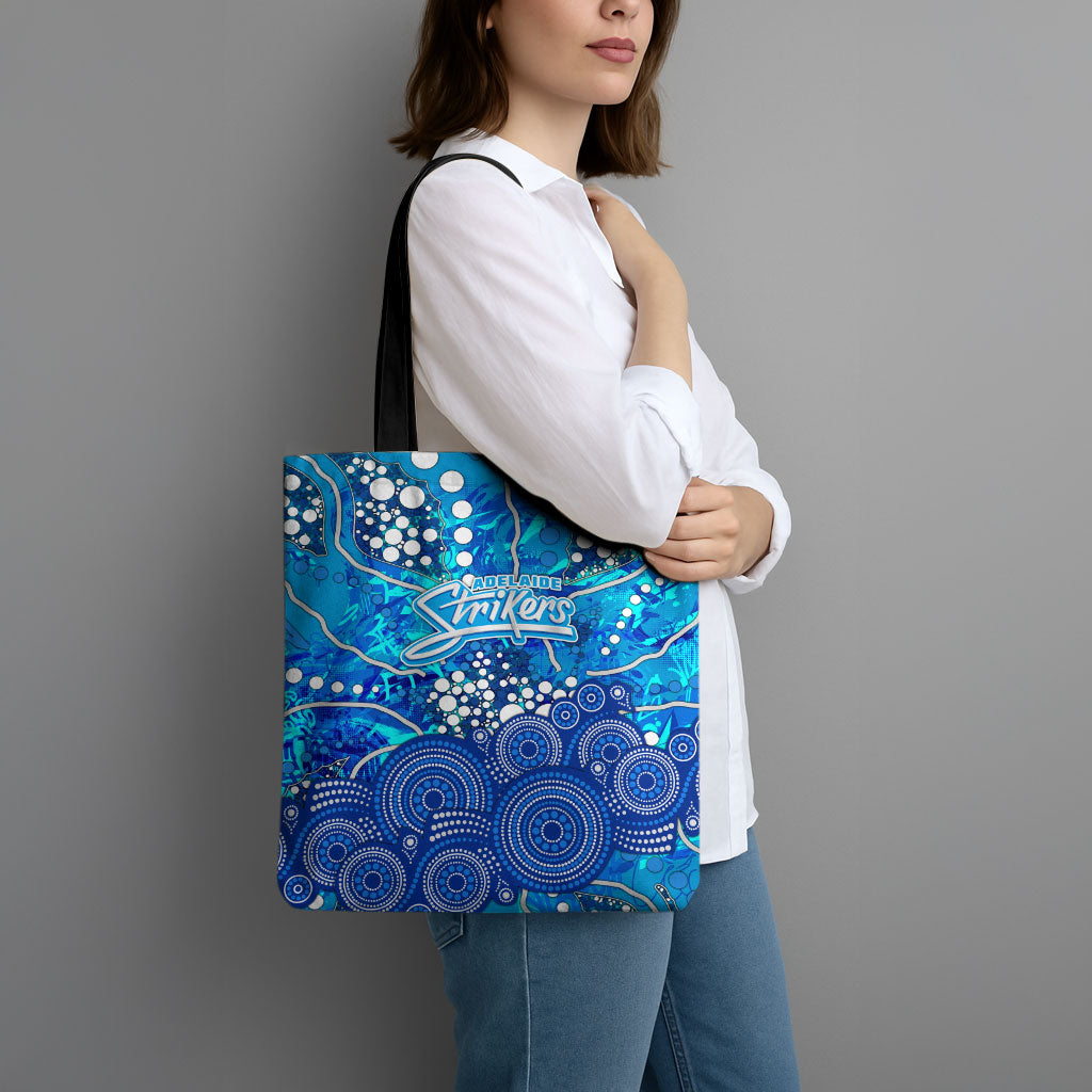 Adelaide Strikers Tote Bag Graffiti Urban Aboriginal Dot Abstract Design