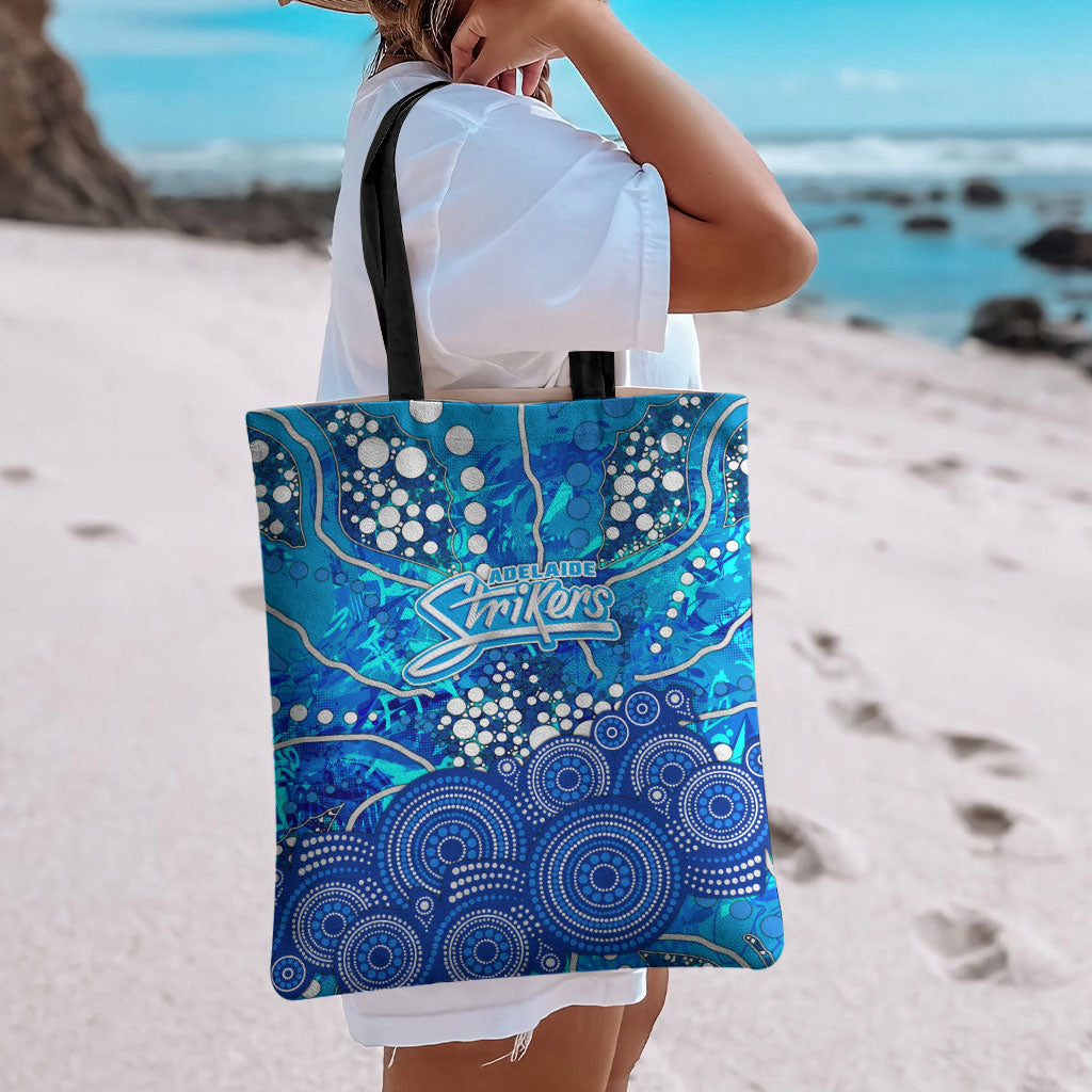 Adelaide Strikers Tote Bag Graffiti Urban Aboriginal Dot Abstract Design