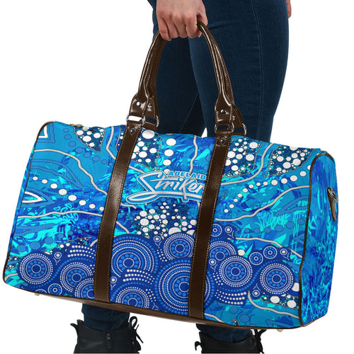 Adelaide Strikers Travel Bag Graffiti Urban Aboriginal Dot Abstract Design