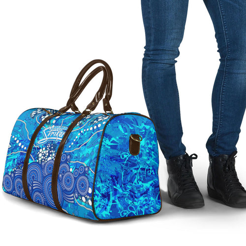 Adelaide Strikers Travel Bag Graffiti Urban Aboriginal Dot Abstract Design