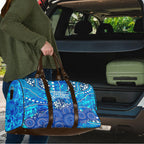 Adelaide Strikers Travel Bag Graffiti Urban Aboriginal Dot Abstract Design
