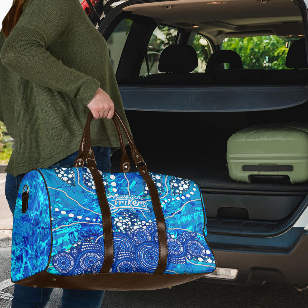 Adelaide Strikers Travel Bag Graffiti Urban Aboriginal Dot Abstract Design