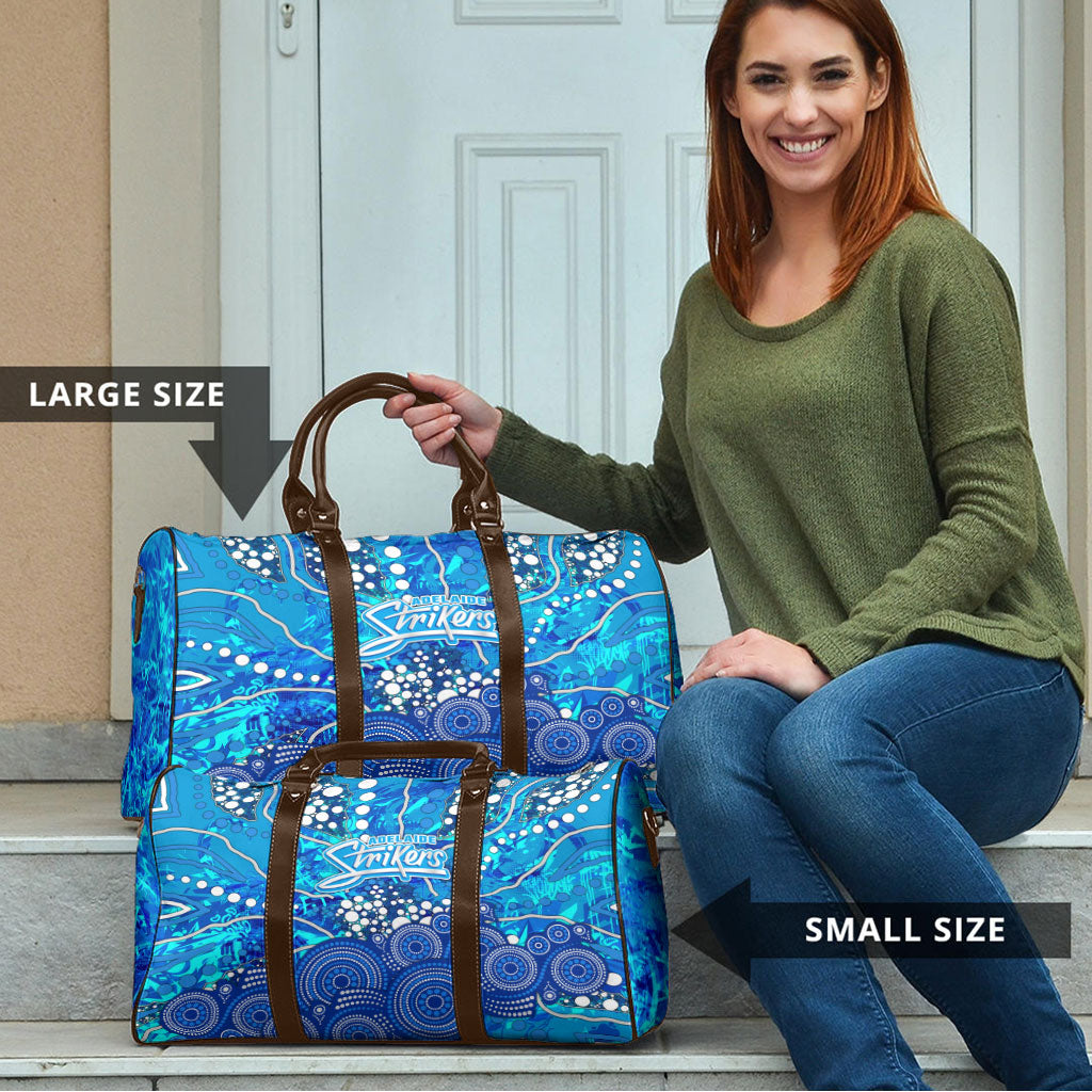 Adelaide Strikers Travel Bag Graffiti Urban Aboriginal Dot Abstract Design