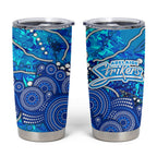 Adelaide Strikers Tumbler Cup Graffiti Urban Aboriginal Dot Abstract Design
