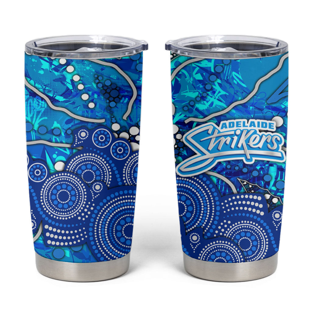 Adelaide Strikers Tumbler Cup Graffiti Urban Aboriginal Dot Abstract Design