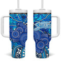 Adelaide Strikers Tumbler With Handle Graffiti Urban Aboriginal Dot Abstract Design
