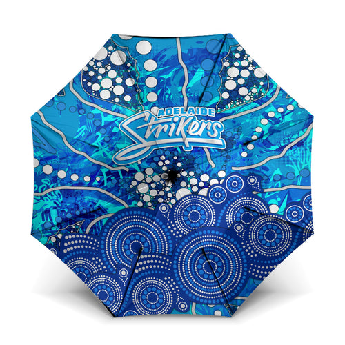 Adelaide Strikers Umbrella Graffiti Urban Aboriginal Dot Abstract Design