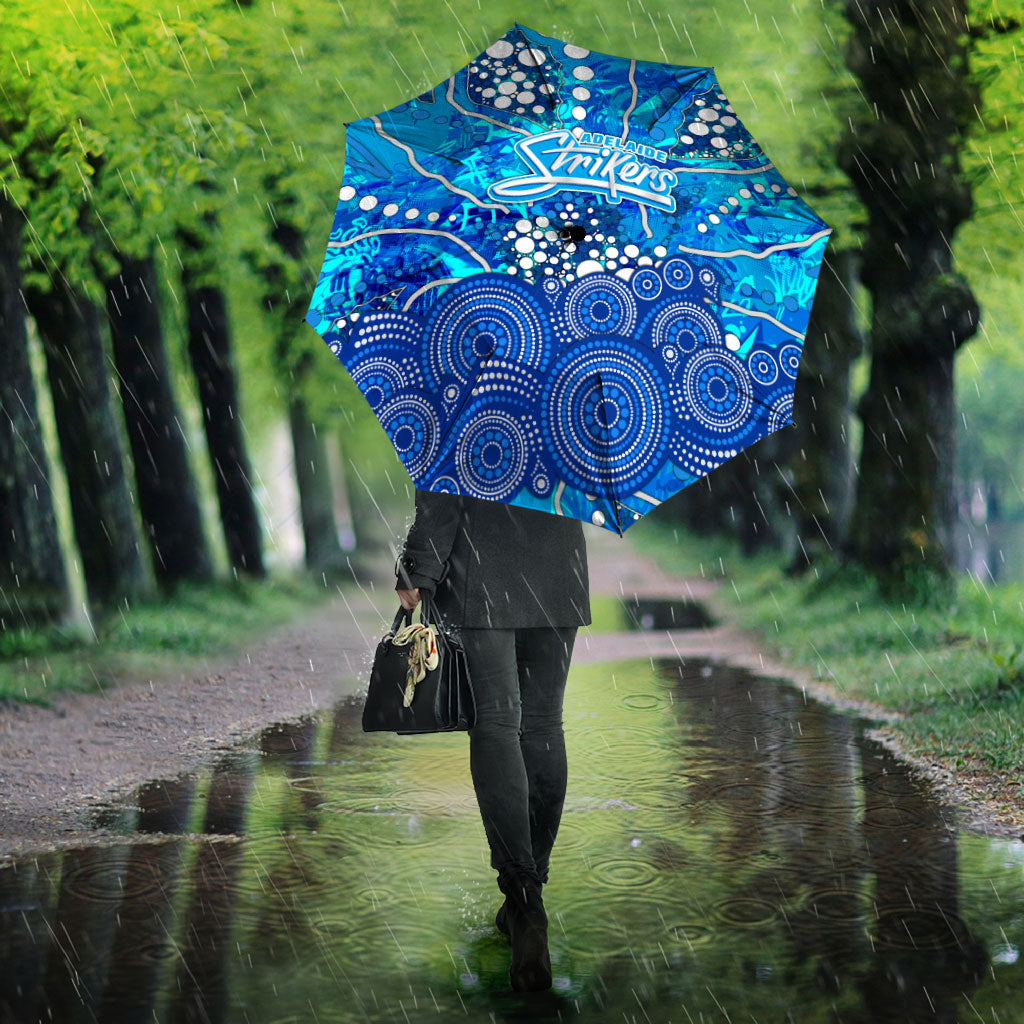 Adelaide Strikers Umbrella Graffiti Urban Aboriginal Dot Abstract Design