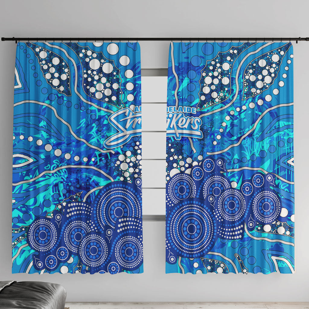 Adelaide Strikers Window Curtain Graffiti Urban Aboriginal Dot Abstract Design