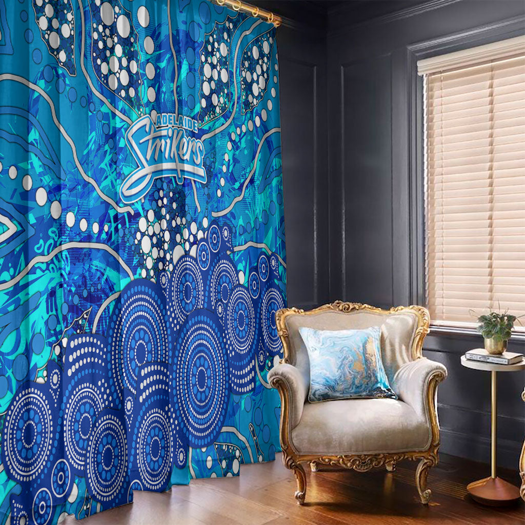 Adelaide Strikers Window Curtain Graffiti Urban Aboriginal Dot Abstract Design