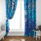 Adelaide Strikers Window Curtain Graffiti Urban Aboriginal Dot Abstract Design