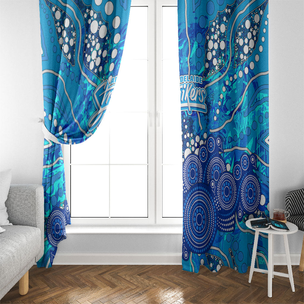 Adelaide Strikers Window Curtain Graffiti Urban Aboriginal Dot Abstract Design