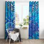 Adelaide Strikers Window Curtain Graffiti Urban Aboriginal Dot Abstract Design