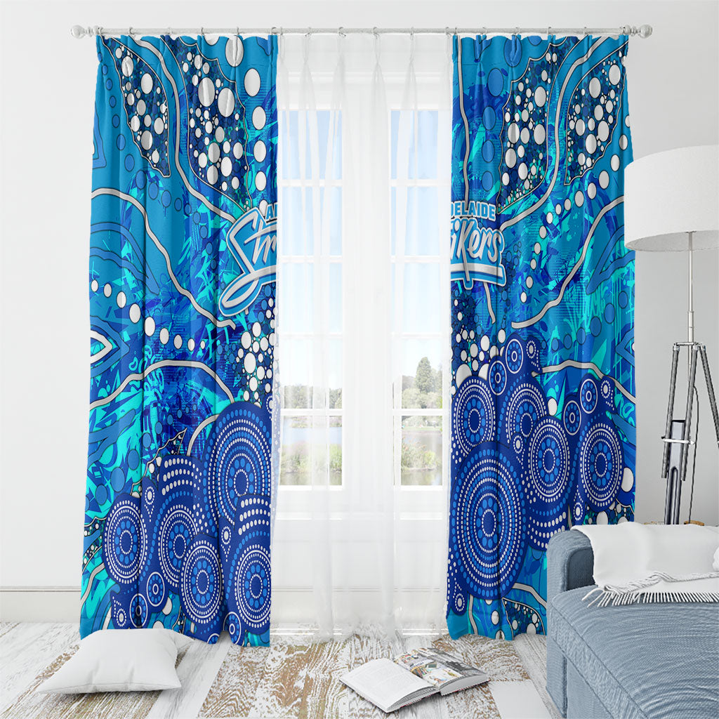 Adelaide Strikers Window Curtain Graffiti Urban Aboriginal Dot Abstract Design