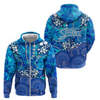 Adelaide Strikers Zip Hoodie Graffiti Urban Aboriginal Dot Abstract Design