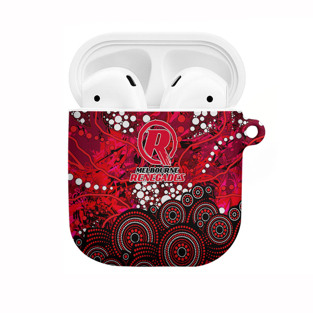 Melbourne Renegades AirPods Case Graffiti Urban Aboriginal Dot Abstract Design