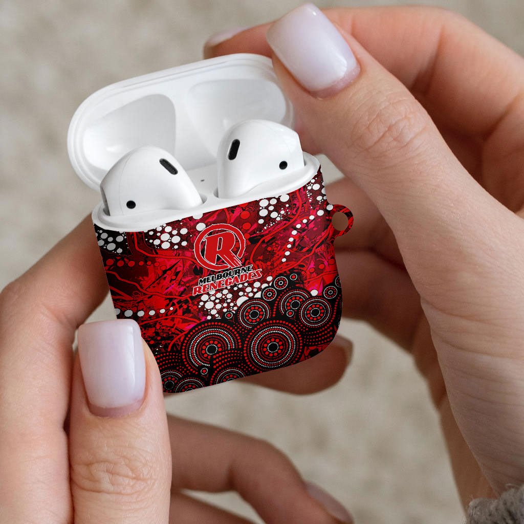 Melbourne Renegades AirPods Case Graffiti Urban Aboriginal Dot Abstract Design