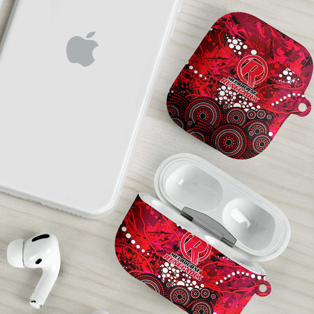 Melbourne Renegades AirPods Case Graffiti Urban Aboriginal Dot Abstract Design