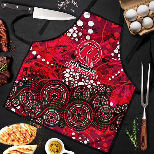 Melbourne Renegades Apron Graffiti Urban Aboriginal Dot Abstract Design