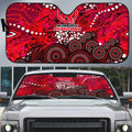 Melbourne Renegades Auto Sun Shade Graffiti Urban Aboriginal Dot Abstract Design