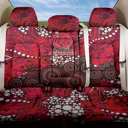 Melbourne Renegades Back Car Seat Cover Graffiti Urban Aboriginal Dot Abstract Design
