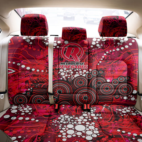 Melbourne Renegades Back Car Seat Cover Graffiti Urban Aboriginal Dot Abstract Design
