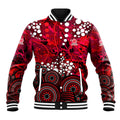 Melbourne Renegades Baseball Jacket Graffiti Urban Aboriginal Dot Abstract Design