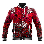 Melbourne Renegades Baseball Jacket Graffiti Urban Aboriginal Dot Abstract Design