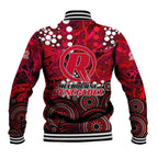 Melbourne Renegades Baseball Jacket Graffiti Urban Aboriginal Dot Abstract Design