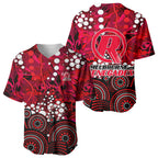 Melbourne Renegades Baseball Jersey Graffiti Urban Aboriginal Dot Abstract Design