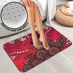 Melbourne Renegades Bathroom Set Graffiti Urban Aboriginal Dot Abstract Design
