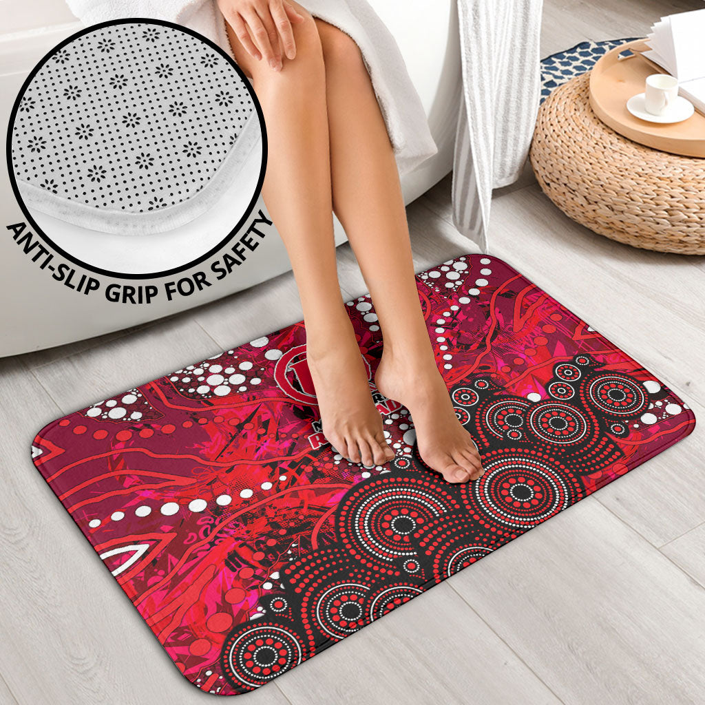 Melbourne Renegades Bathroom Set Graffiti Urban Aboriginal Dot Abstract Design