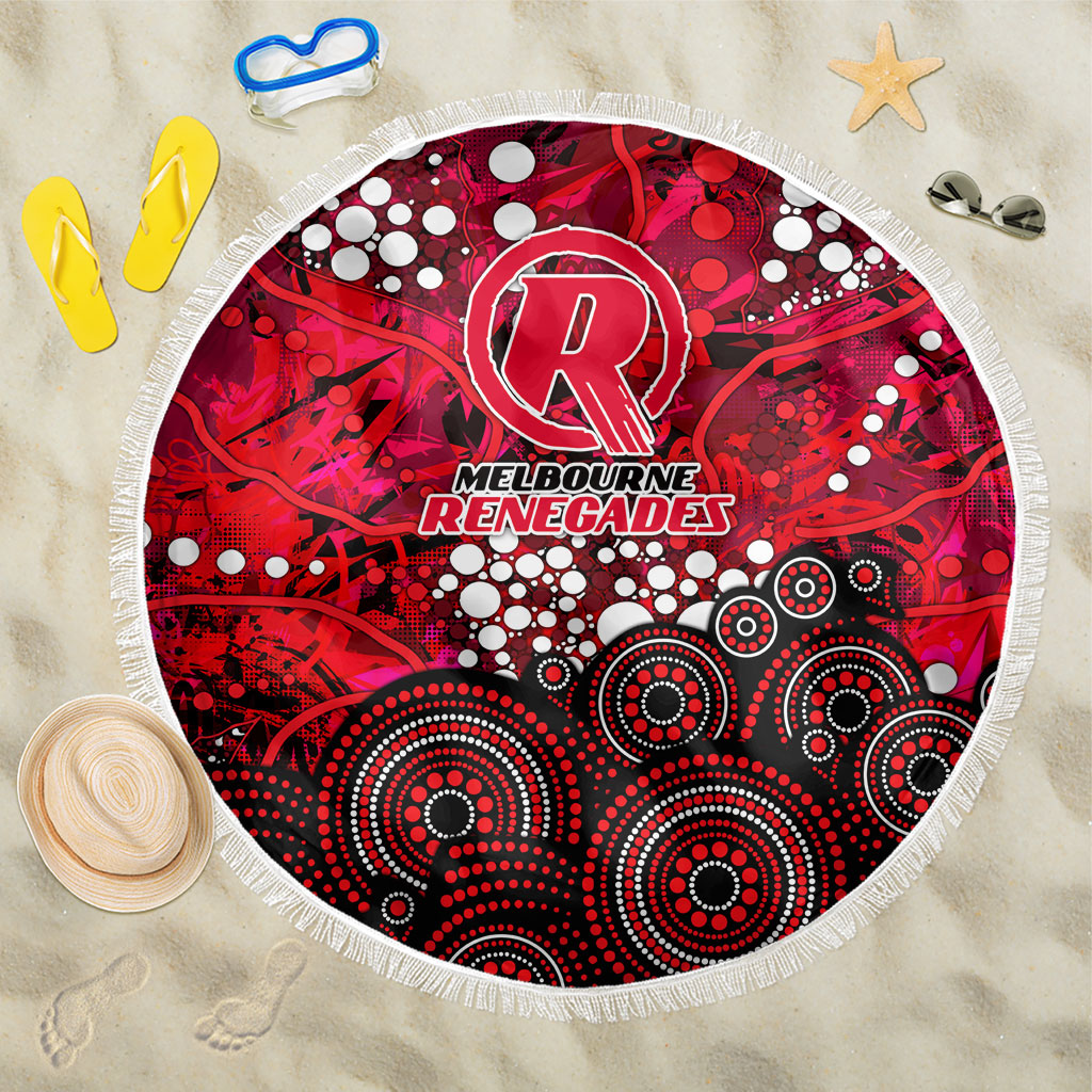 Melbourne Renegades Beach Blanket Graffiti Urban Aboriginal Dot Abstract Design