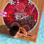 Melbourne Renegades Beach Blanket Graffiti Urban Aboriginal Dot Abstract Design
