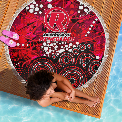 Melbourne Renegades Beach Blanket Graffiti Urban Aboriginal Dot Abstract Design