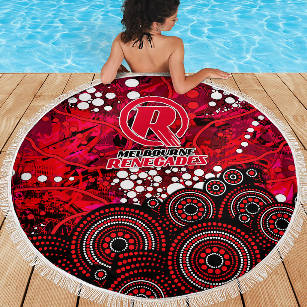 Melbourne Renegades Beach Blanket Graffiti Urban Aboriginal Dot Abstract Design