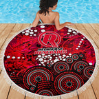 Melbourne Renegades Beach Blanket Graffiti Urban Aboriginal Dot Abstract Design