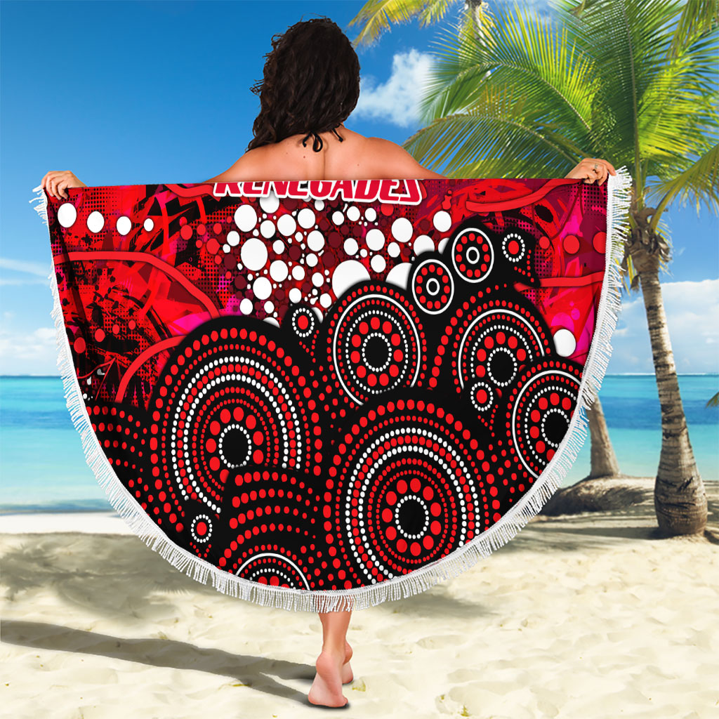 Melbourne Renegades Beach Blanket Graffiti Urban Aboriginal Dot Abstract Design