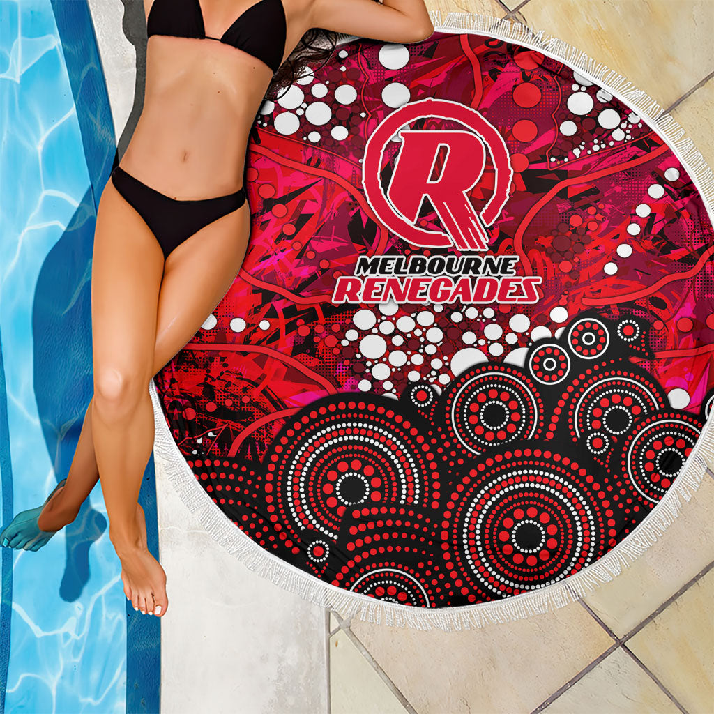Melbourne Renegades Beach Blanket Graffiti Urban Aboriginal Dot Abstract Design