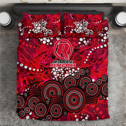 Melbourne Renegades Bedding Set Graffiti Urban Aboriginal Dot Abstract Design