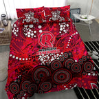 Melbourne Renegades Bedding Set Graffiti Urban Aboriginal Dot Abstract Design